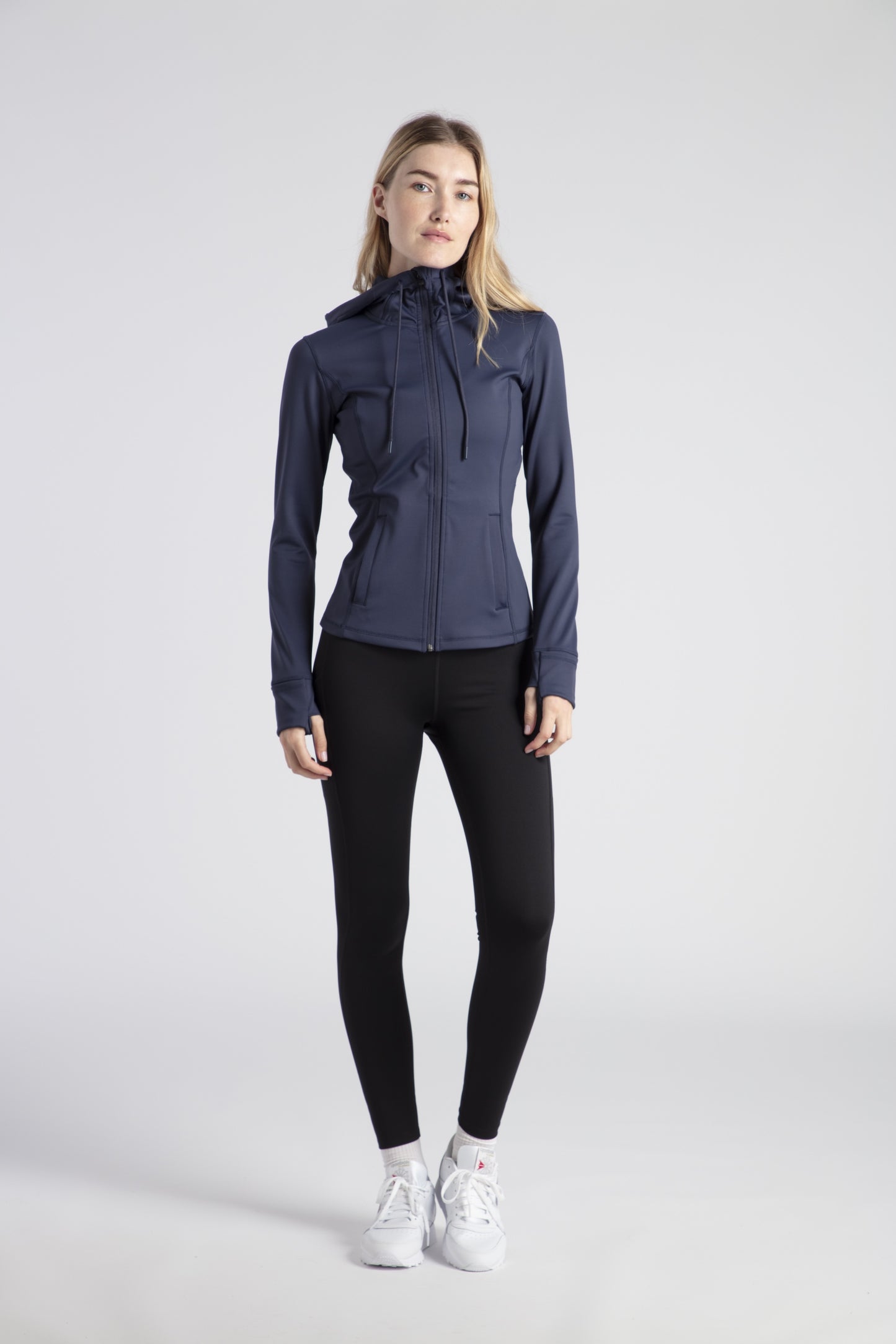 Hooded Jacket Zip Easy Going