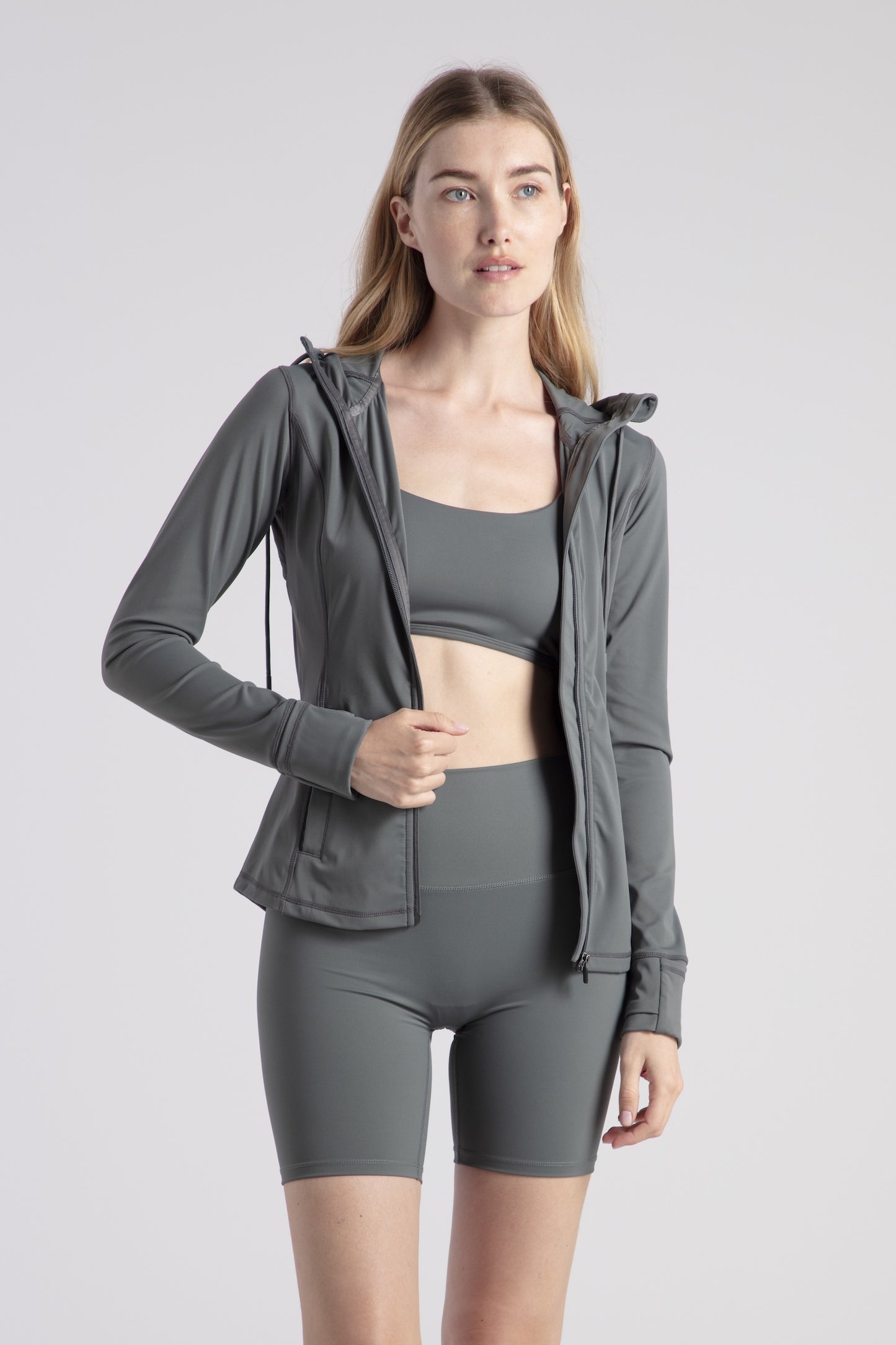 Hooded Jacket Zip Easy & Soft