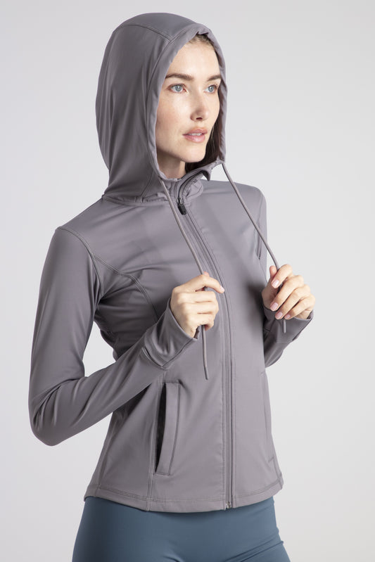 Hooded Jacket Zip Easy & Soft
