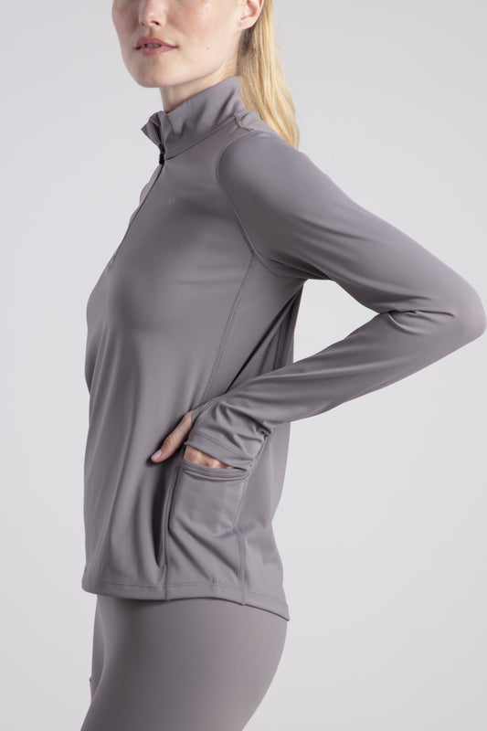 Top 1/4 Zip Long Sleeve Easy & Soft