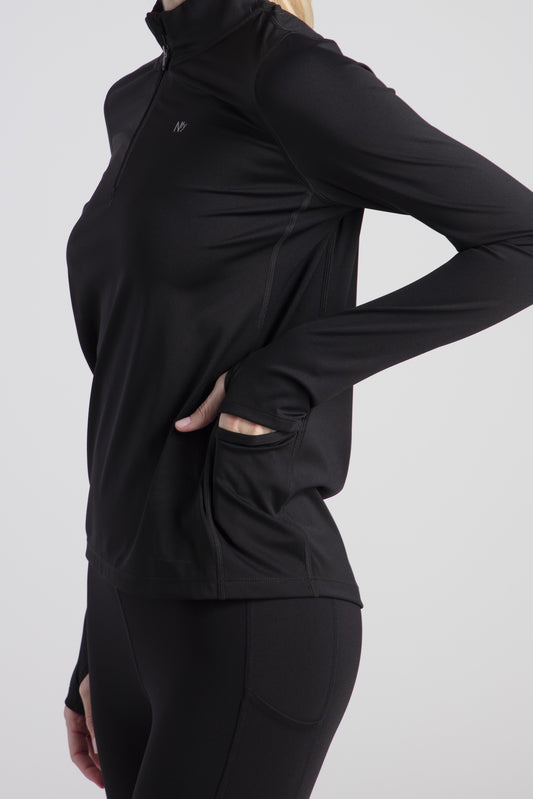 Top 1/4 Zip Long Sleeve Easy & Soft