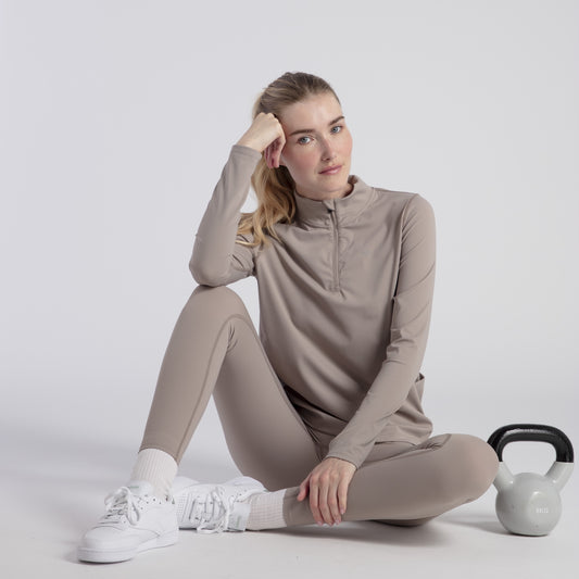 Top 1/4 Zip Long Sleeve Easy & Soft