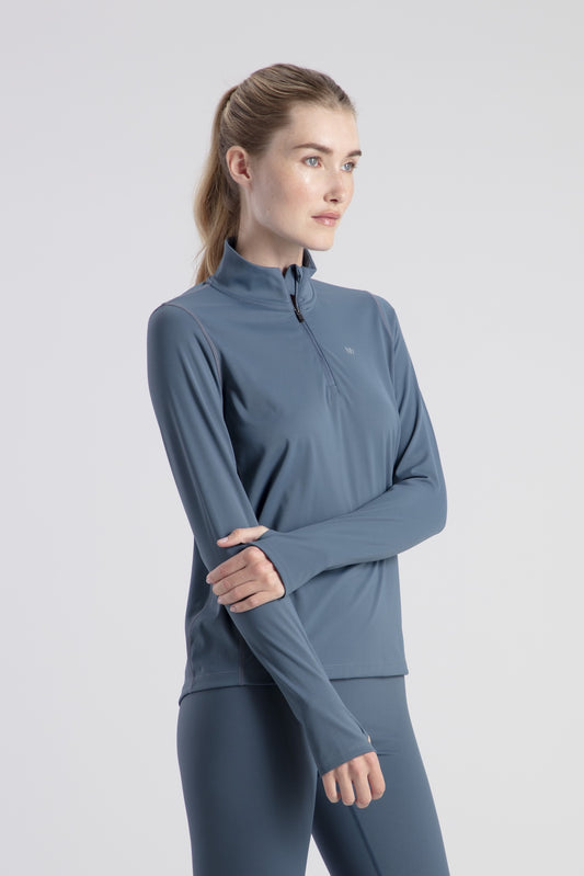 Top 1/4 Zip Long Sleeve Easy & Soft