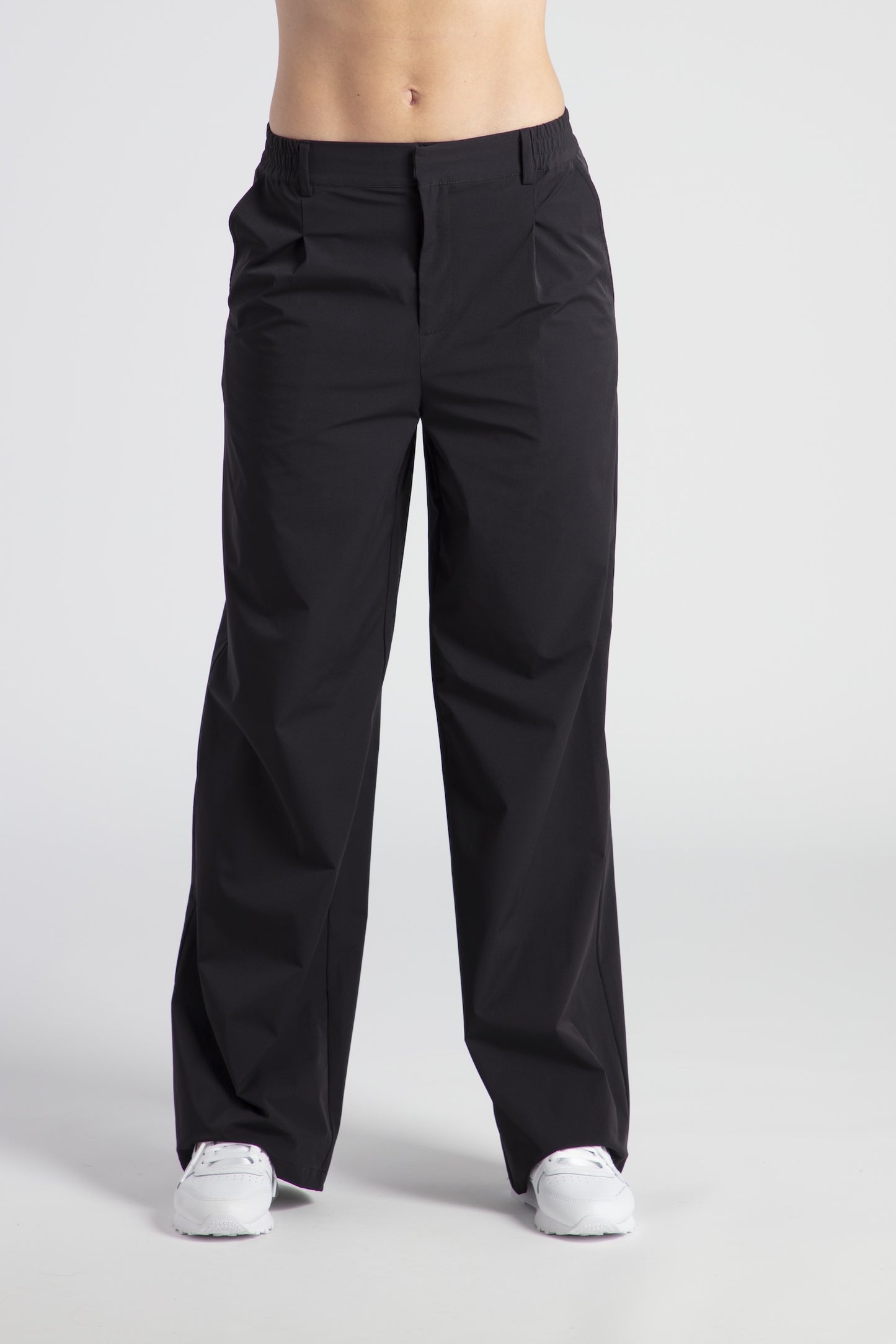 Trousers Pleated Wide Leg Easy Tailoring