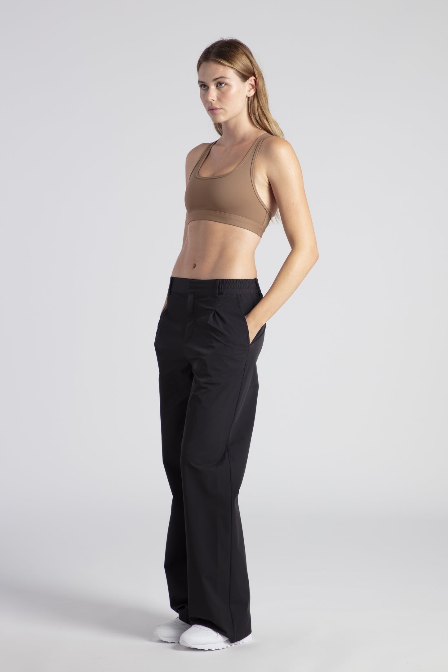 Trousers Pleated Wide Leg Easy Tailoring