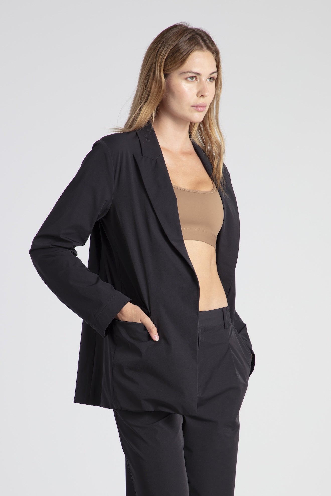 Trousers Pleated Wide Leg Easy Tailoring